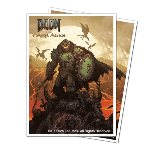 Doom: The Dark Ages – Wrath – Apex Deck Protector Sleeves (105 db)
