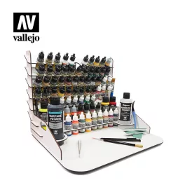   Paint display and work station (40x30cm) with vertical storage