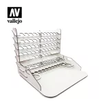 Paint display and work station (40x30cm) with vertical storage