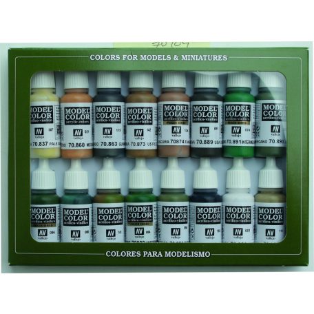 70109 Model Color - Allied Forces WWII Paint set