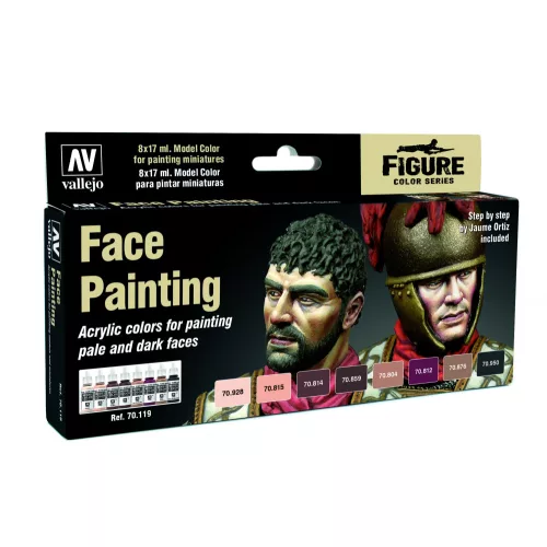 70119 Model Color - Faces Painting Set by Jaume Ortiz Paint set