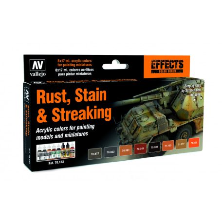 70183 Model Color - Rust, Stain & Streaking by Scratchmod Paint set
