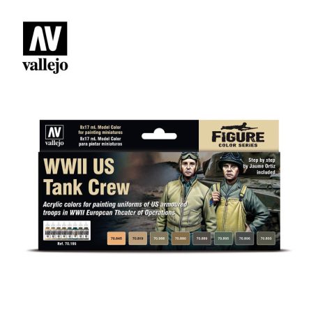 70186 Model Color - WWII US Tank Crew Paint set