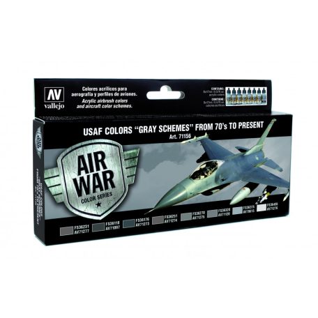 71156 Model Air - USAF Colors Grey Schemes Paint set