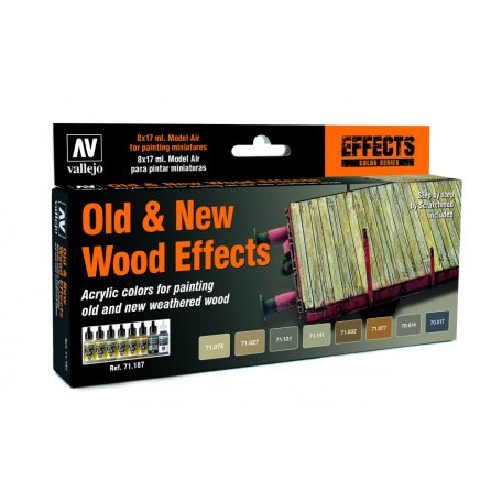 71187 Model Air - Old And New Wood Effects by Scratchmod Paint set
