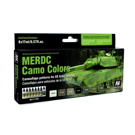 71202 Model Air - MERDC Camo Colors Paint set