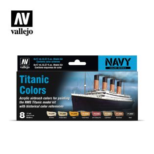 Model Air - Titanic Colors Paint Set