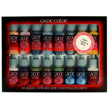 72291 Game Color - Leather & Metal Paint set