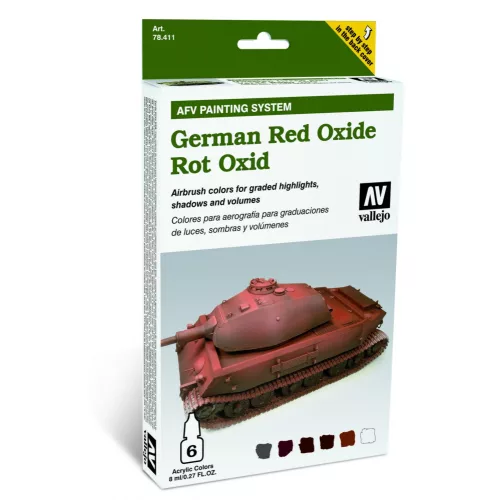 Model Air - AFV German Red Oxide Armour Painting System Paint set