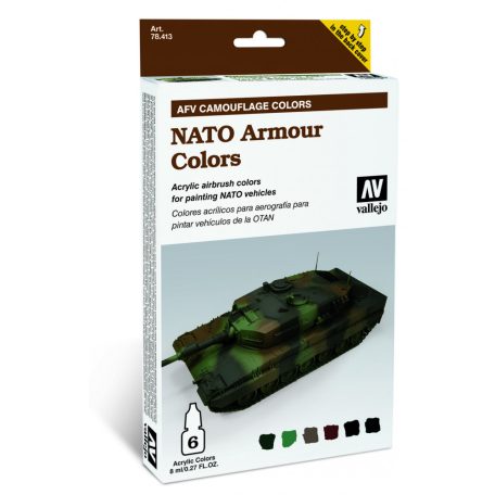 78413 Model Air - AFV NATO Armour Colors Paint set