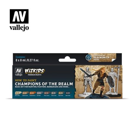 80250 Wizkids - Champions of the Realm Paint set