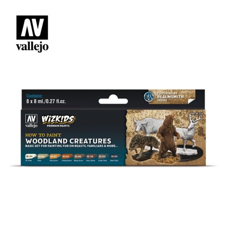 80254 Wizkids - Woodland creatures Paint set