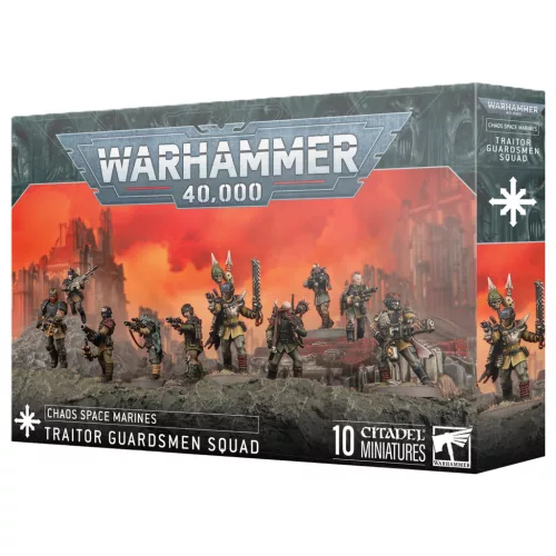 CHAOS SPACE MARINES: TRAITOR GUARDSMEN SQUAD