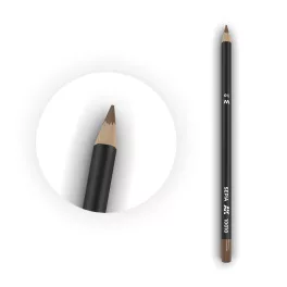 Weathering pencils - Watercolor Pencil Sepia 