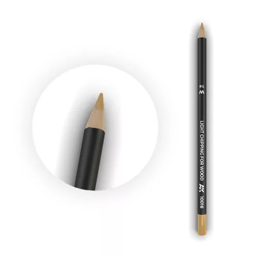 Weathering pencils - Watercolor Pencil Light Chipping for wood 