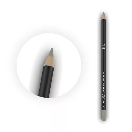 Weathering pencils - Watercolor Pencil Concrete Marks 
