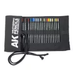 Weathering Pencils - Weathering Pencils Full Range Cloth Case (37 Waterpencil Colors)