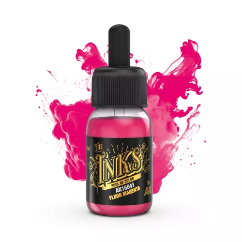 Fluor Magenta – akril modellfesték (ink)