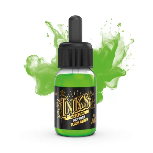 Fluor Green – akril modellfesték (ink)