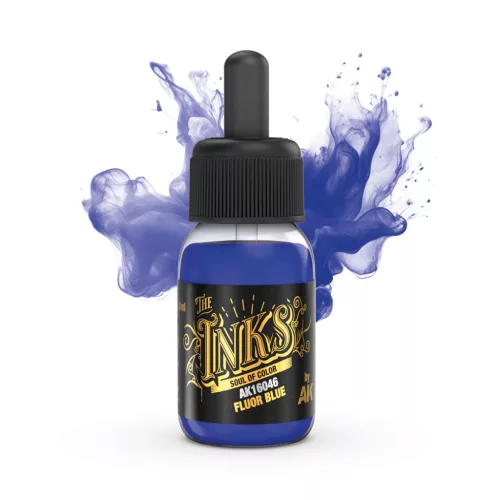 Fluor Blue – akril modellfesték (ink)