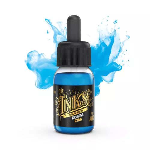 Cyan – akril modellfesték (ink)