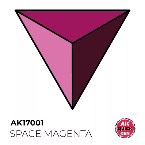 SPACE MAGENTA  AKRILFESTÉK 18 ml – gyorsfestés egy lépésben