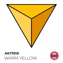 WARM YELLOW  AKRILFESTÉK 18 ml – gyorsfestés egy lépésben