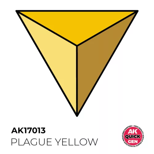 PLAGUE YELLOW  AKRILFESTÉK 18 ml – gyorsfestés egy lépésben