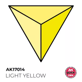 LIGHT YELLOW  AKRILFESTÉK 18 ml – gyorsfestés egy lépésben