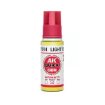 LIGHT YELLOW  AKRILFESTÉK 18 ml – gyorsfestés egy lépésben
