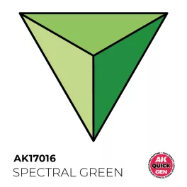 SPECTRAL GREEN  AKRILFESTÉK 18 ml – gyorsfestés egy lépésben