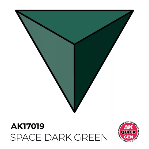 SPACE DARK GREEN  AKRILFESTÉK 18 ml – gyorsfestés egy lépésben