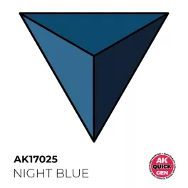 NIGHT BLUE  AKRILFESTÉK 18 ml – gyorsfestés egy lépésben