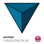 TURQUOISE BLUE  AKRILFESTÉK 18 ml – gyorsfestés egy lépésben
