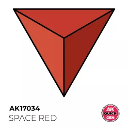 SPACE RED  AKRILFESTÉK 18 ml – gyorsfestés egy lépésben