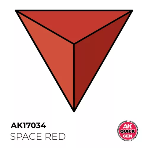 SPACE RED  AKRILFESTÉK 18 ml – gyorsfestés egy lépésben