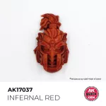 INFERNAL RED  AKRILFESTÉK 18 ml – gyorsfestés egy lépésben