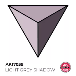 LIGHT GREY SHADOW  AKRILFESTÉK 18 ml – gyorsfestés egy lépésben