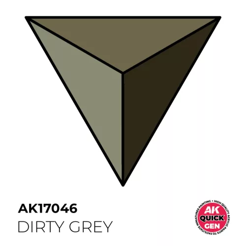 DIRTY GREY  AKRILFESTÉK 18 ml – gyorsfestés egy lépésben
