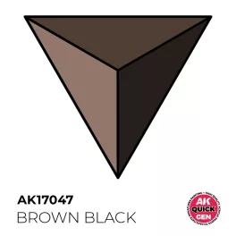 BROWN BLACK  AKRILFESTÉK 18 ml – gyorsfestés egy lépésben