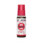 BROWN BLACK  AKRILFESTÉK 18 ml – gyorsfestés egy lépésben