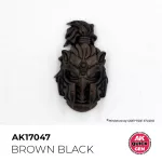 BROWN BLACK  AKRILFESTÉK 18 ml – gyorsfestés egy lépésben