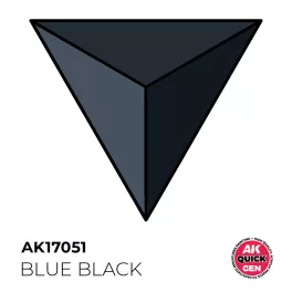 BLUE BLACK  AKRILFESTÉK 18 ml – gyorsfestés egy lépésben
