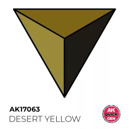 DESERT YELLOW  AKRILFESTÉK 18 ml – gyorsfestés egy lépésben