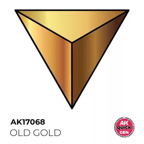 OLD GOLD  AKRILFESTÉK 18 ml – gyorsfestés egy lépésben