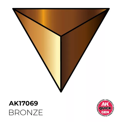 BRONZE  AKRILFESTÉK 18 ml – gyorsfestés egy lépésben