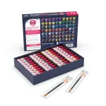 QUICK PAINT SET-72 QUICK GEN (+2 MEDIUM 18ML +2 FREE BRUSHES)