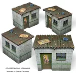 Scale Models - Concrete Blocks Kit 1/35 Scale