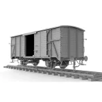 Scale Models - German Railway Covered G10 Wagon Gedeckter Güterwagen G10 1/35