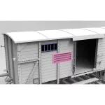 Scale Models - German Railway Covered G10 Wagon Gedeckter Güterwagen G10 1/35
